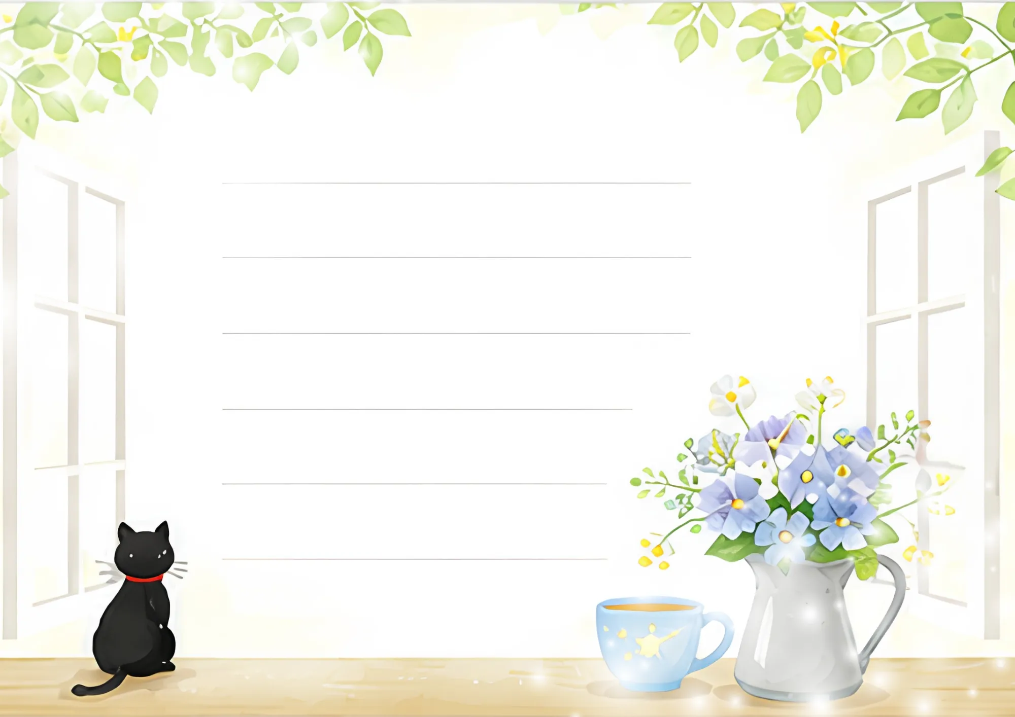 ごあいさつ A4横