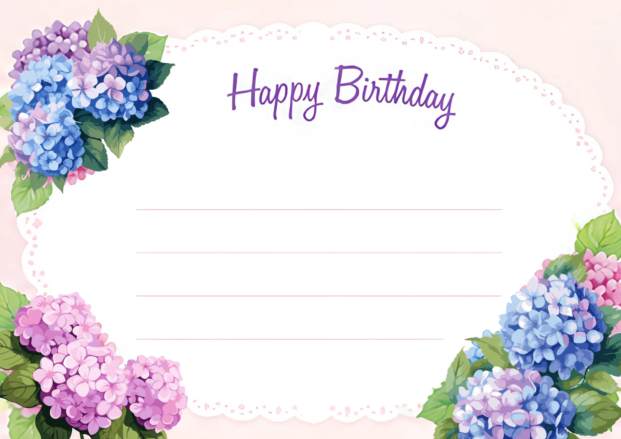 お誕生日カード