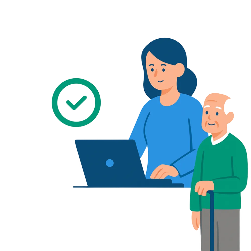 介護の空きを見える化画像