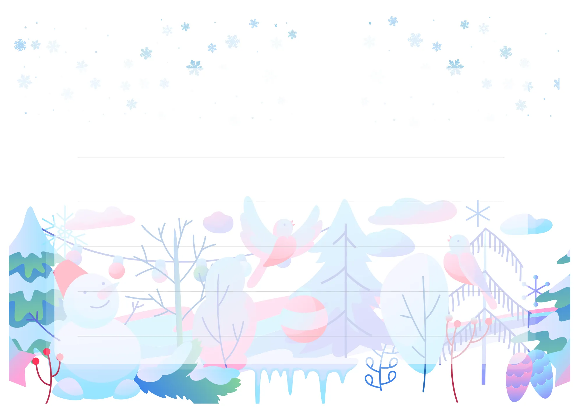 ごあいさつ A4横