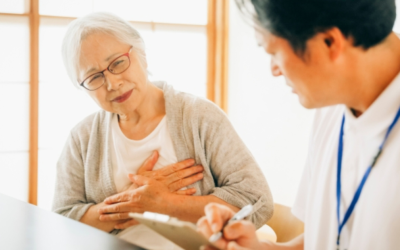 利用者の体の具合を確認する３