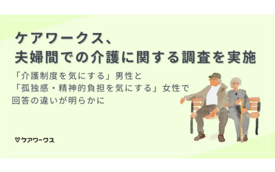 将来の夫婦間介護、4割が不安抱える中で準備進まず：男女の視点の違いが明らかにを表した画像です